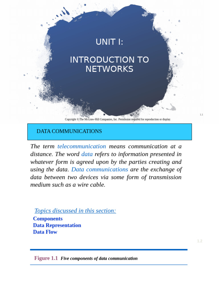 Introduction to Data Communications and Networks | PDF | Computer ...