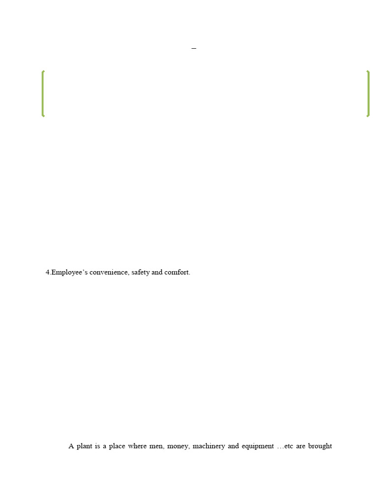 Plant Layout Principles and Types | PDF | Page Layout