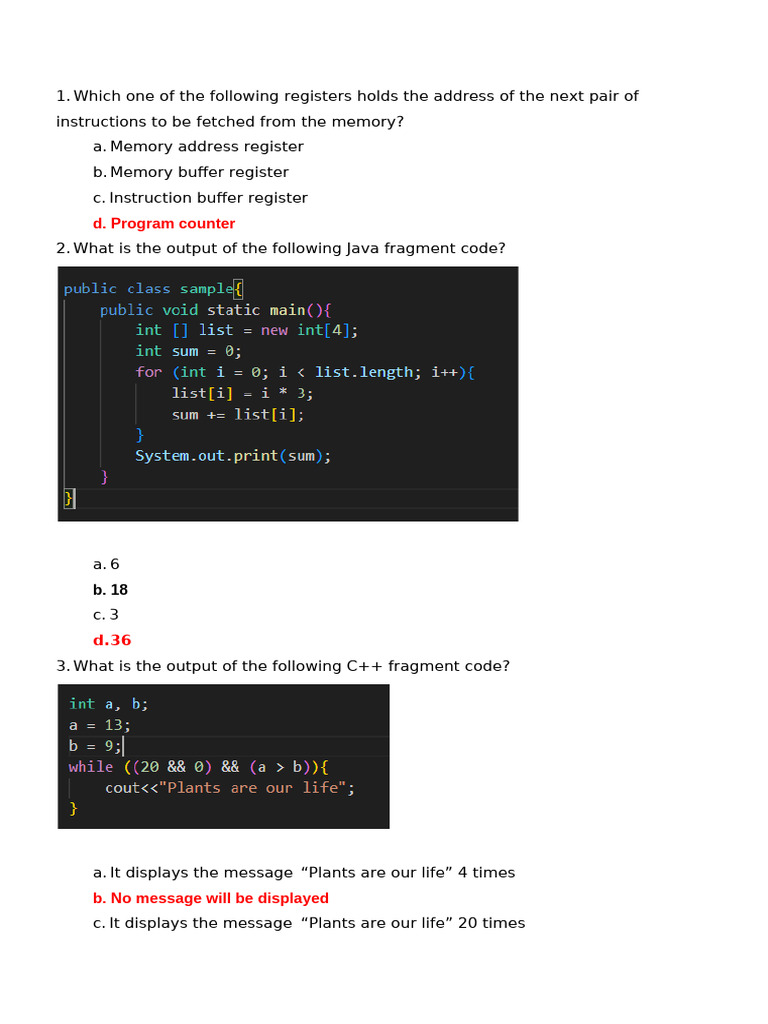 Computer Science Quiz Questions | PDF | Databases | Encryption
