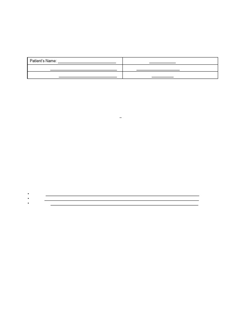 Medication History Interview Form Template | PDF | Medical Prescription ...