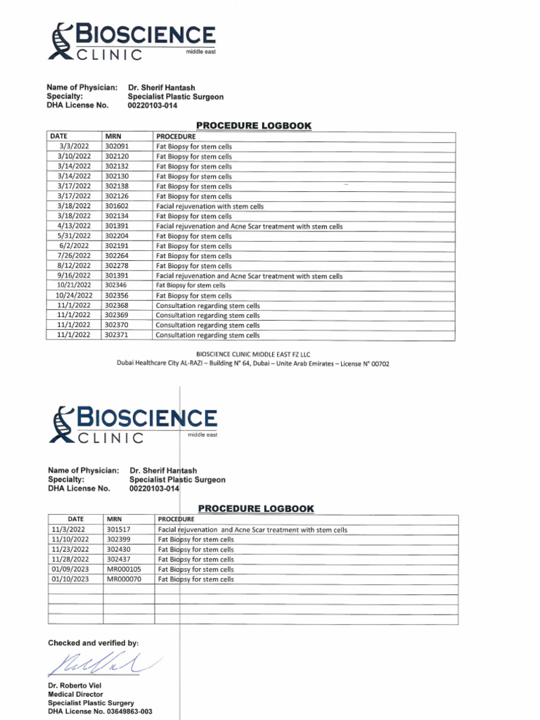 Bioscience Logbook | PDF