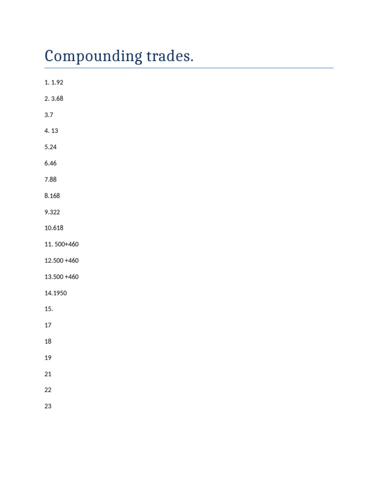Compounding Text | PDF
