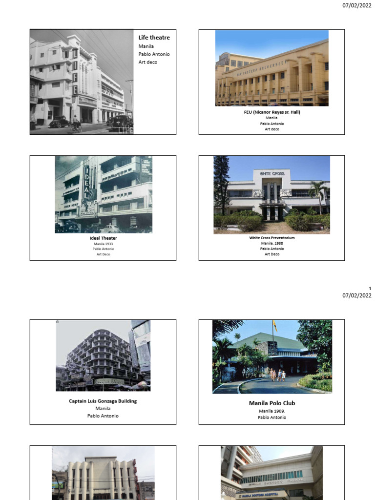 Architectural Landmarks of Manila | PDF | Manila | Egyptian Pyramids