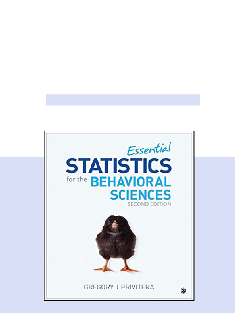 Test Bank for Essential Statistics for the Behavioral Sciences 2nd by ...