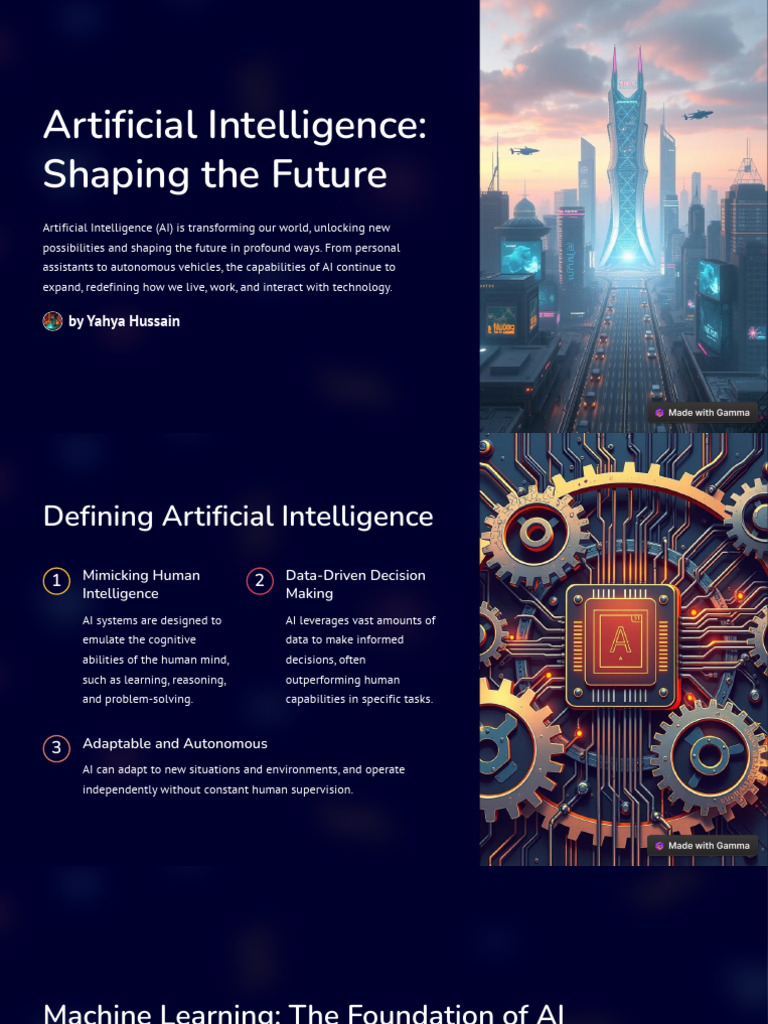 Future of AI: Transformations & Challenges | PDF | Artificial ...