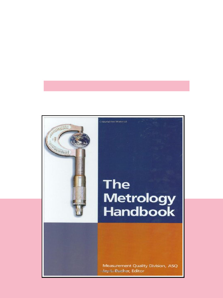 The Metrology Handbook Bucher Jay L Hytinen Annemieke Omara available ...