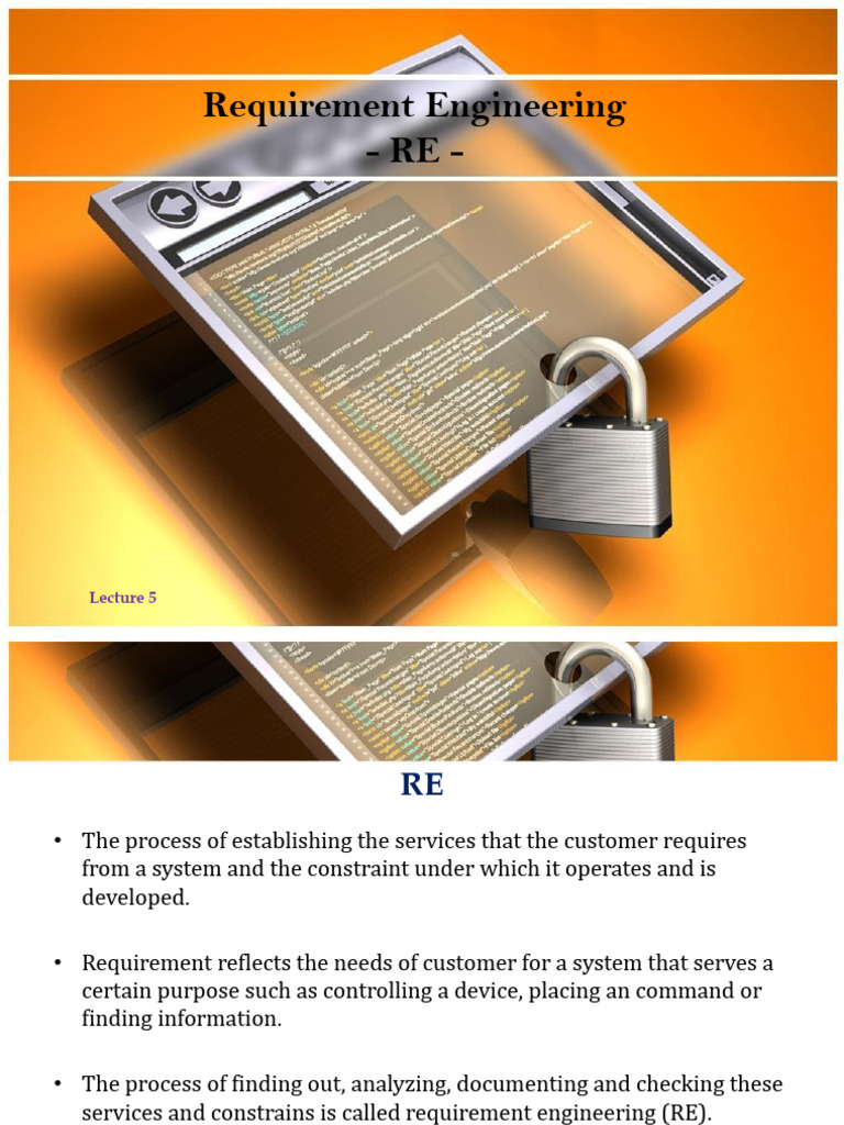Understanding Requirement Engineering | PDF | System | Databases