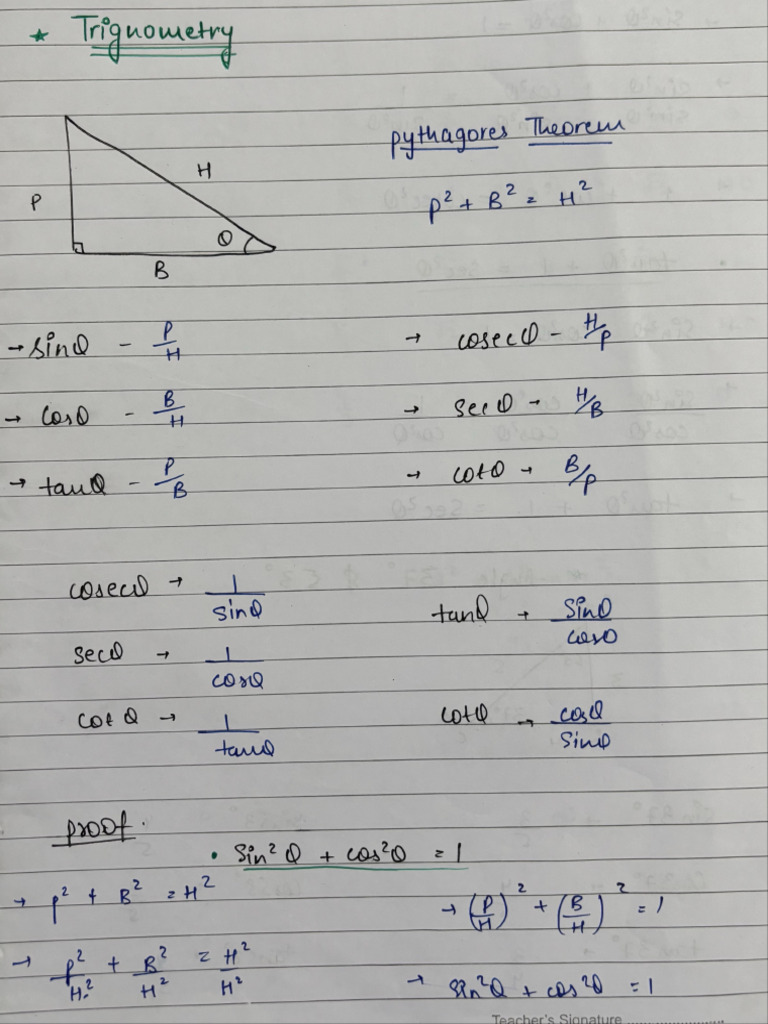 Trigonometry (Physics RD Sir) | PDF