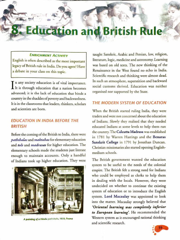 Impact of British Education in India | PDF