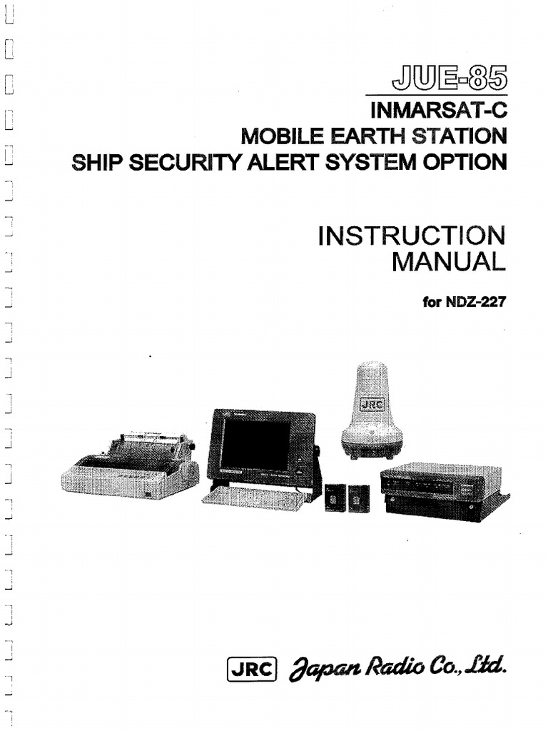 Instruction Manual - Inmarsat-C Mobile Earth Station Ship Security