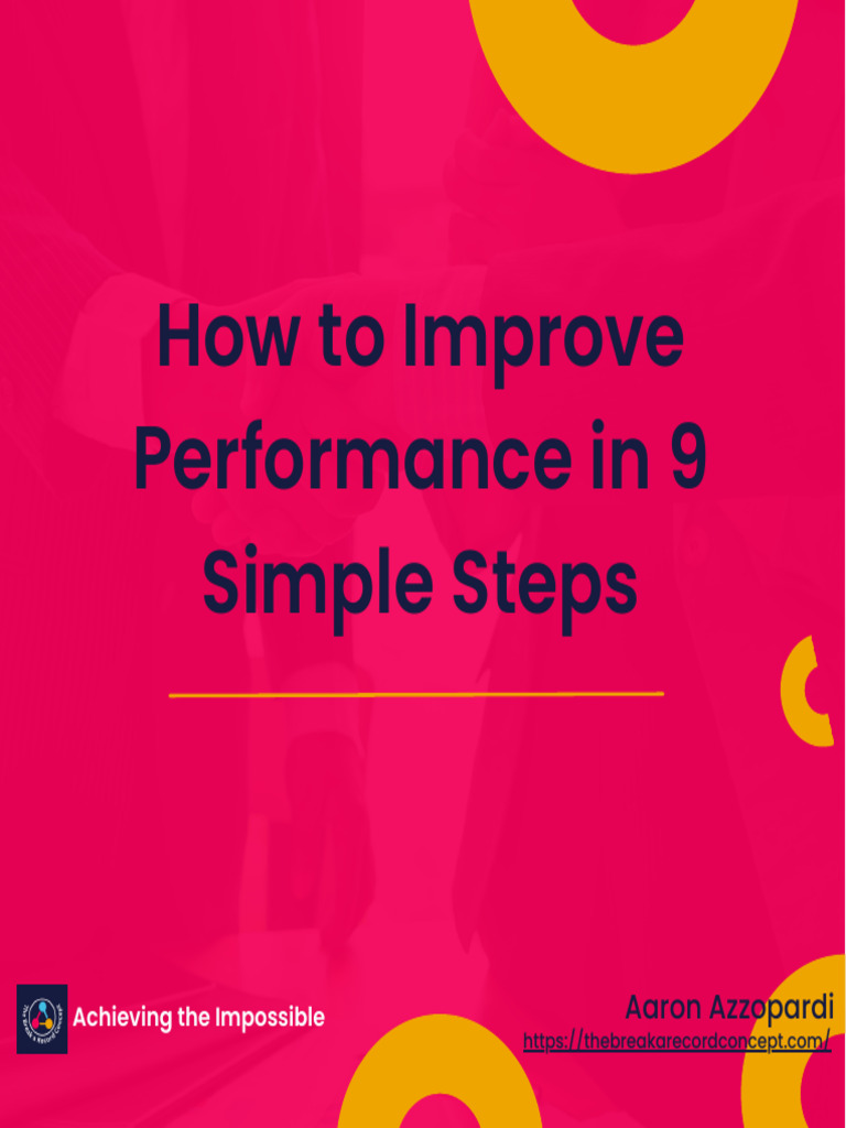 9_Steps_to_Improve_1681649113 | PDF | Goal