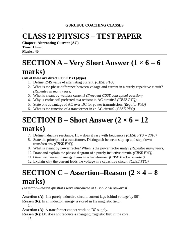 Physics 12 | PDF