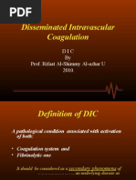 Disseminated Intravascular Coagulation