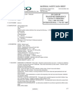 MSDS: Methyl Methacrylate Safety Sheet