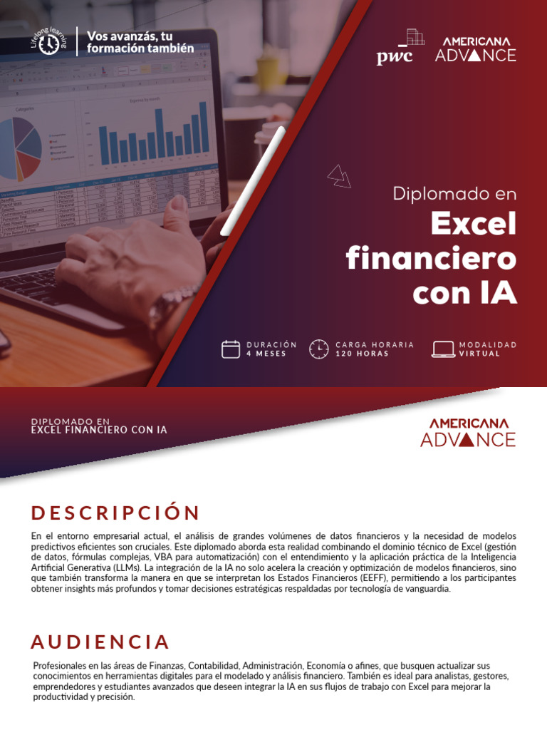Diplomado en Excel Financiero con IA | PDF | Microsoft Excel ...