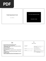 Trunk Impairment Scale Assessment Guide | PDF