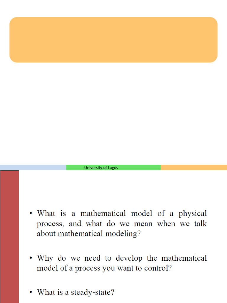 Mathematical Modeling in Chemical Engineering | PDF | Partial ...