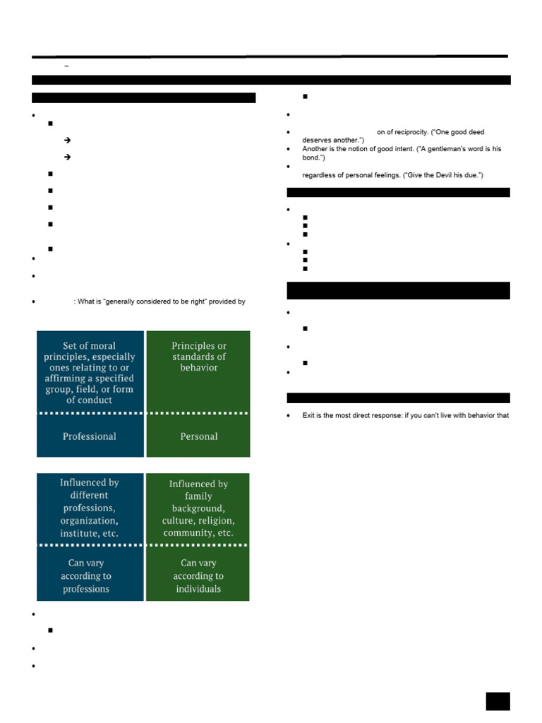 2 - Values and Ethics | PDF | Value (Ethics) | Morality
