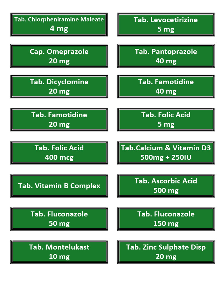 Desirable Lable | PDF