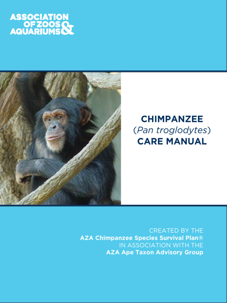 Chimpanzee Care Manual 2010 r | PDF | Chimpanzee | Hominidae