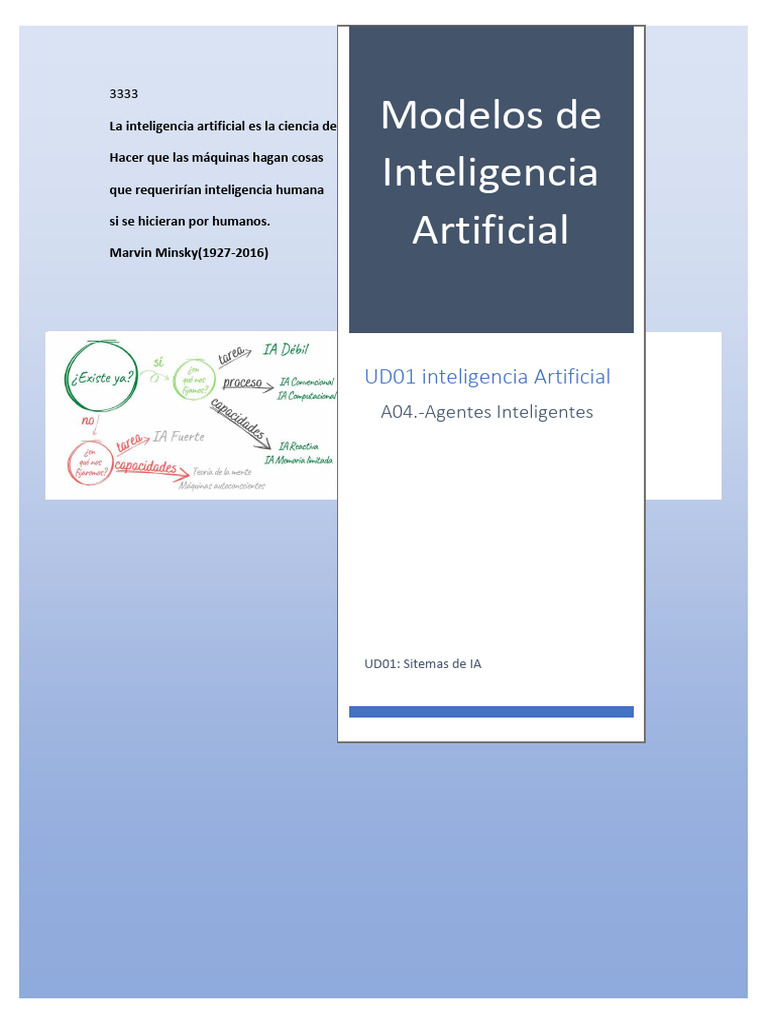 Modelos y Agentes de IA en Sistemas | PDF | Inteligencia artificial ...