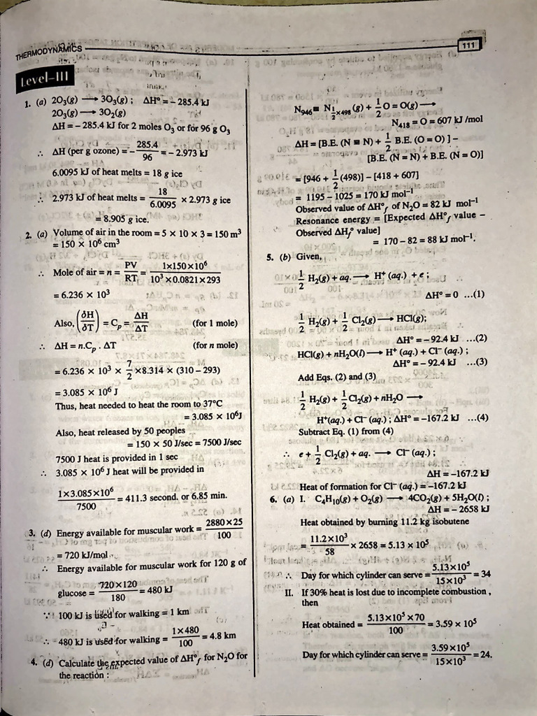 Heat Calculations for Ice and Air | PDF