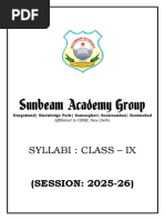 Class 9 PW Batch 2025-26 Overview | PDF | Educational Stages