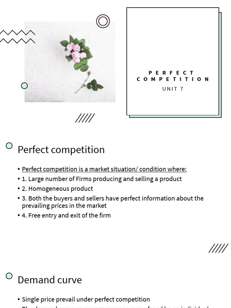 Understanding Perfect Competition Dynamics | PDF | Perfect Competition ...