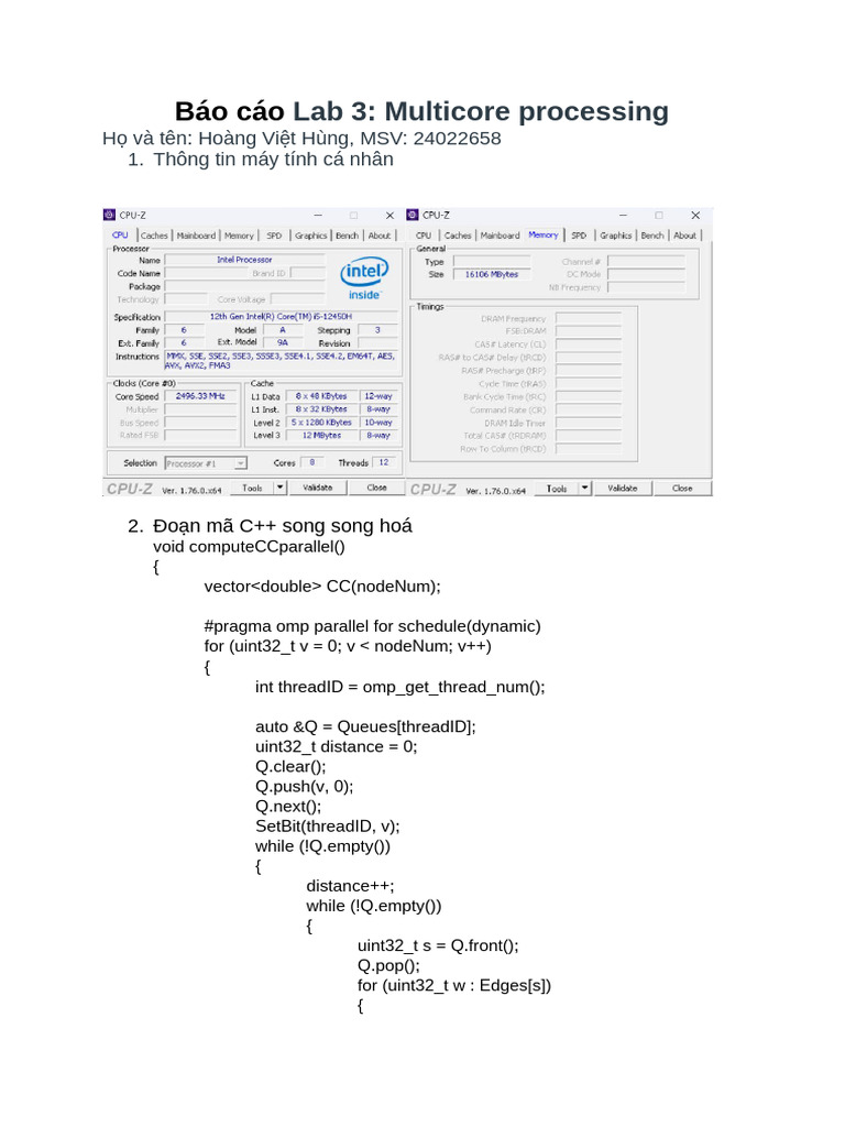 Báo Cáo Lab 3 Hoàng Việt Hùng | PDF