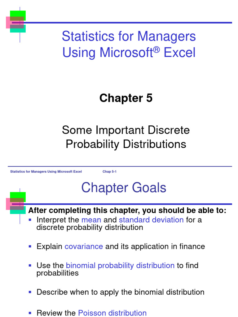 Chapter 5-8 | PDF | Probability Distribution | Random Variable