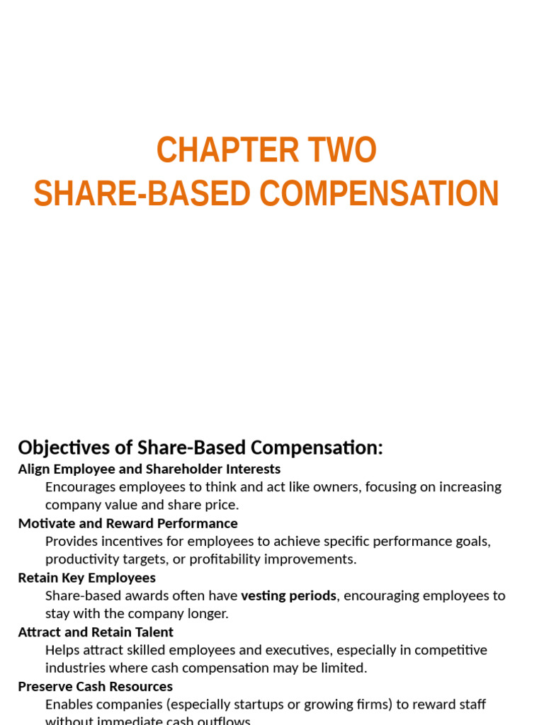 Share-Based Compensation Overview | PDF | Fair Value | Option (Finance)