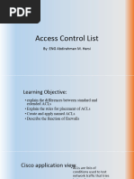 Understanding ACL Concepts and Operations | PDF