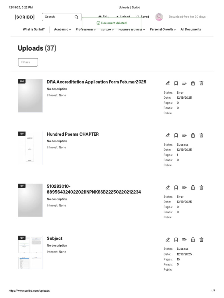 DRA Accreditation Application Form 2025 | PDF | Scribd | Websites