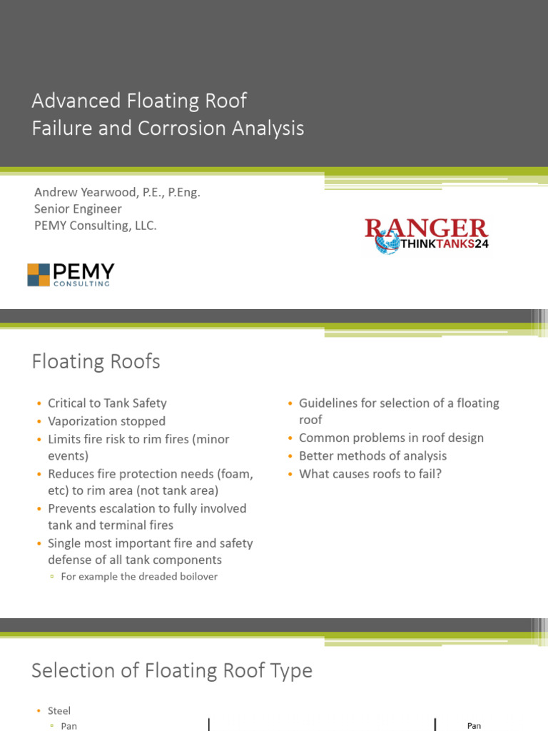 Floating Roof Safety and Failure Analysis | PDF | Mechanical Engineering