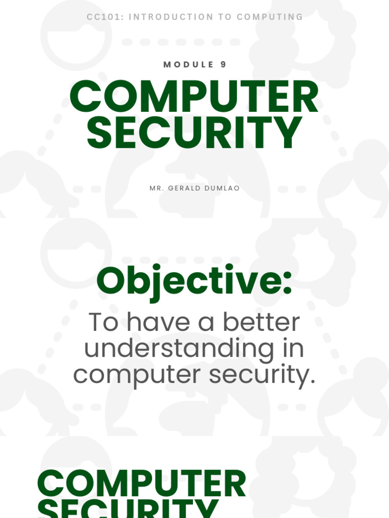 MODULE 9 - CC101 | PDF | Biometrics | Security Technology