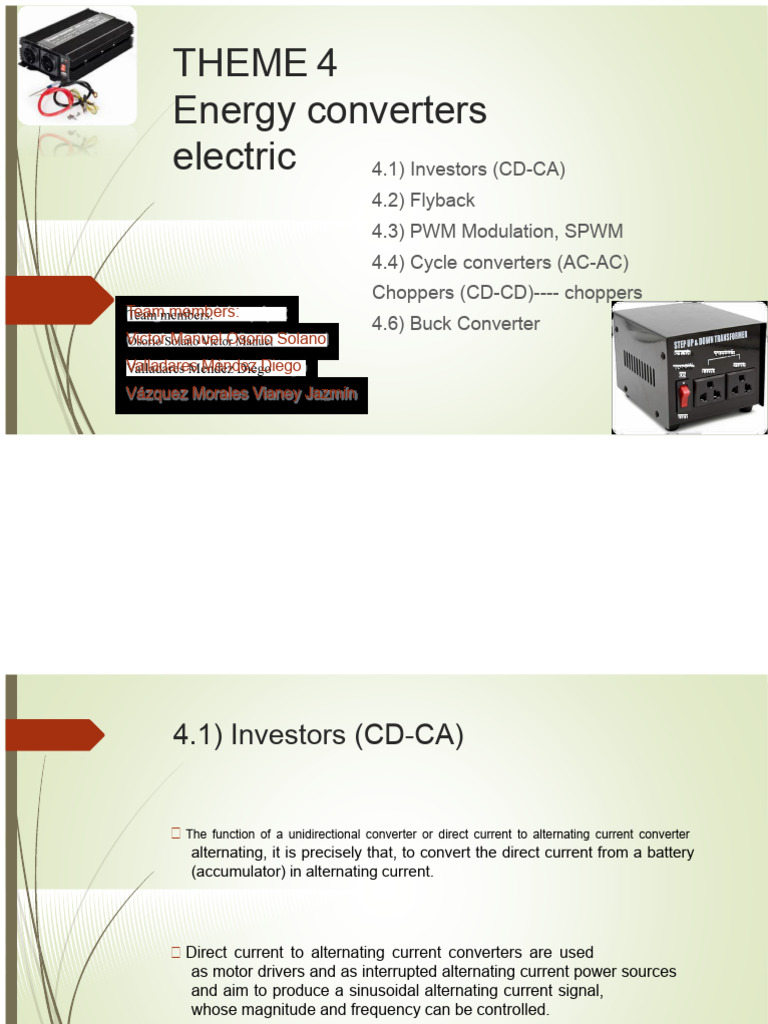 TOPIC 4-1 | PDF | Direct Current | Rectifier