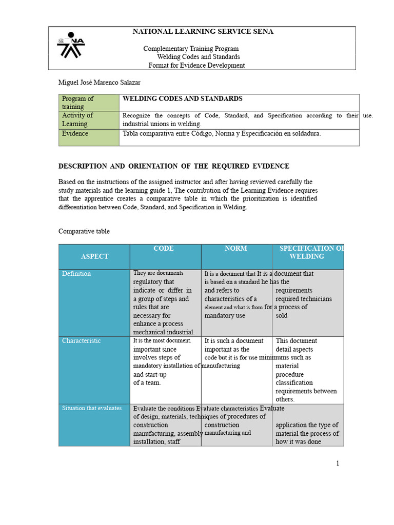 Welding Codes and Standards Overview | PDF | Specification (Technical ...