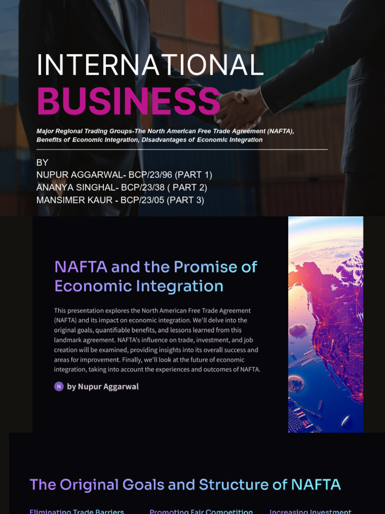 Benefits of Economic Integration Explained | PDF | Economic Integration ...