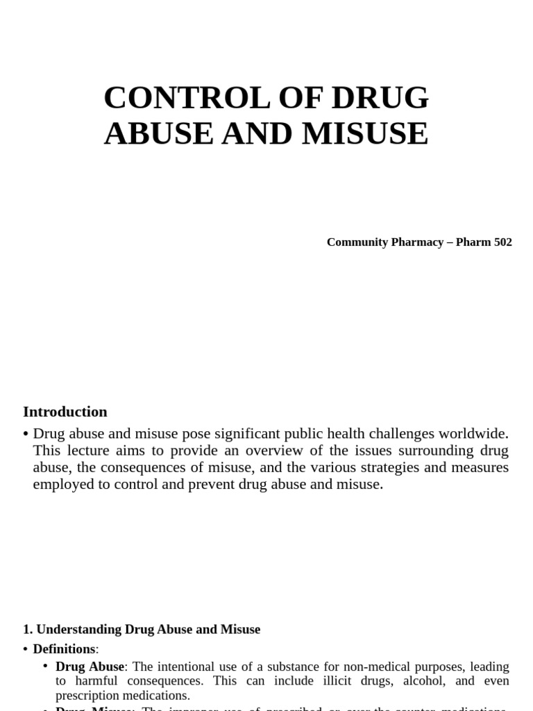 Strategies to Combat Drug Abuse | PDF | Substance Abuse | Controlled ...
