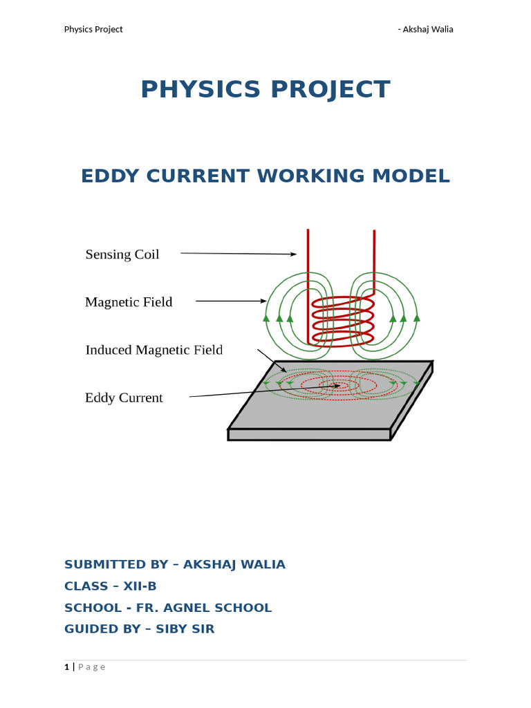 Physics Investigatory Project | PDF