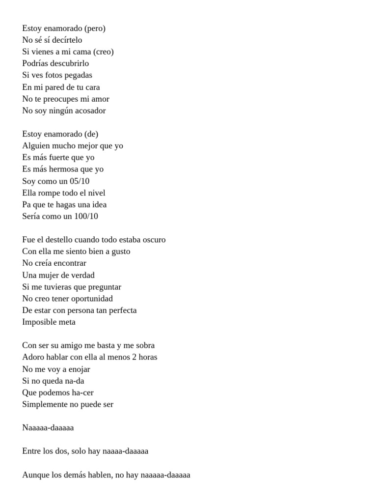 Confusión entre amistad y amor | PDF
