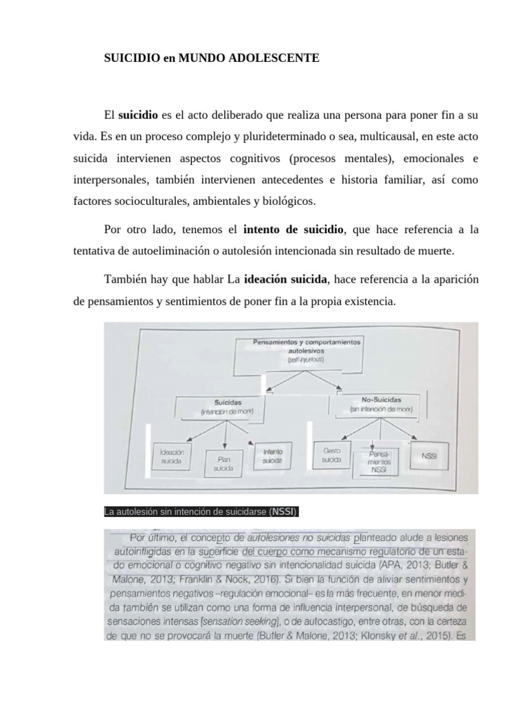 Prevención del Suicidio en Adolescentes | PDF | Suicidio | Adolescencia