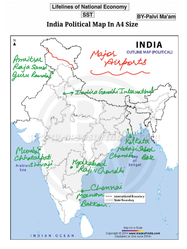 Image Result For Political Map Of India A4 Size Politicalmap India