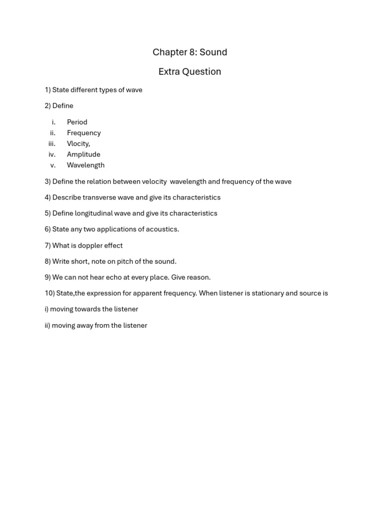 Sound | PDF