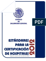 Estandares Certificación Hospitales 2012 OK