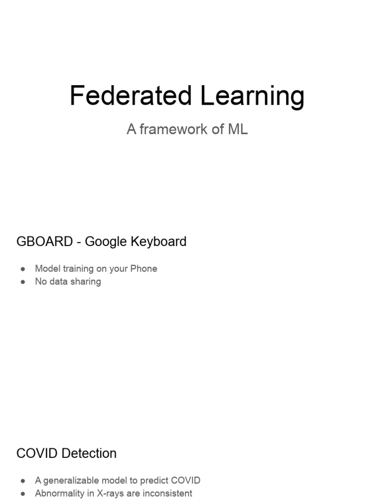 Federated Learning | PDF
