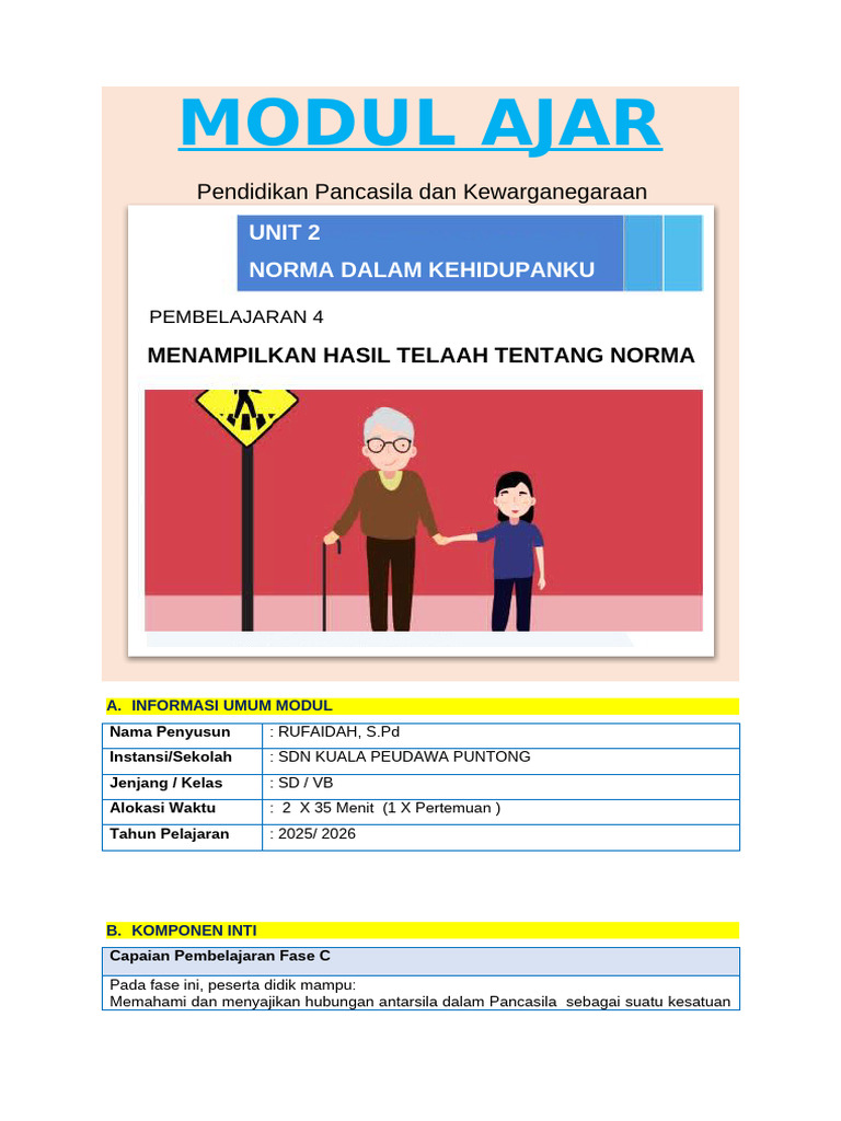 Rufaidah, Kelas Vb , Mata Pelajaran Pkn | PDF