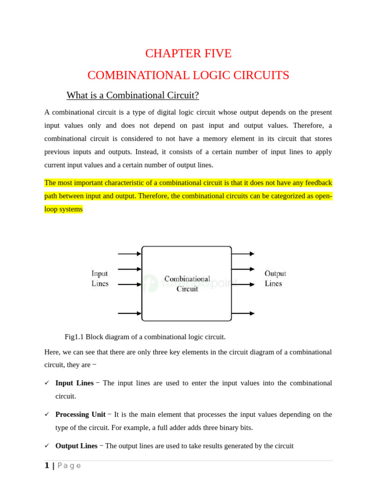 CHAPTER FIVE | PDF | Electronic Design | Digital Technology