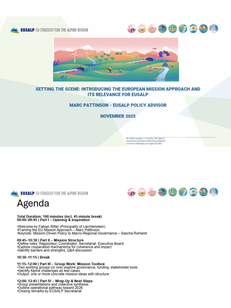Setting The Scene Introducing The European Mission Approach | PDF ...