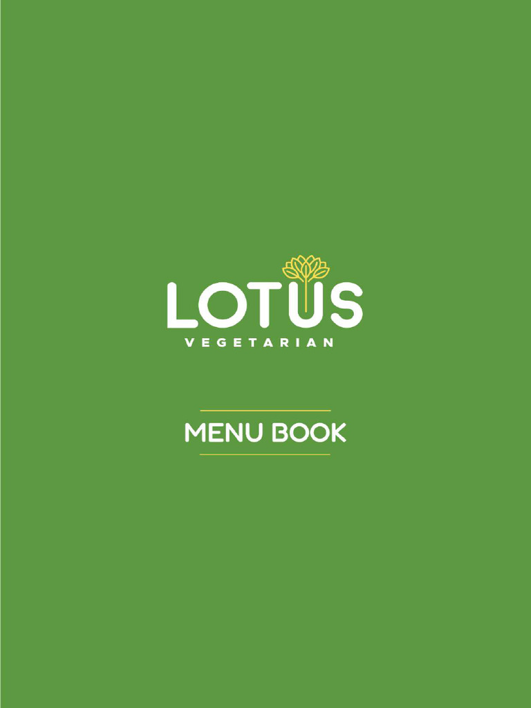 Lotus Menu | PDF
